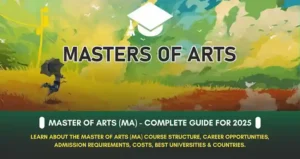 International students celebrating graduation after completing a Master of Arts (MA) degree in 2025, covering costs, universities, career opportunities, and admission requirements