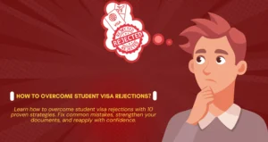 Student receiving visa approval after overcoming rejection with STS Global Education