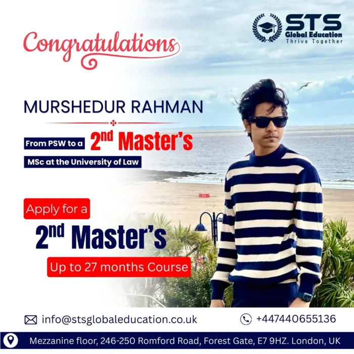 Second Master’s Degree in the UK student success