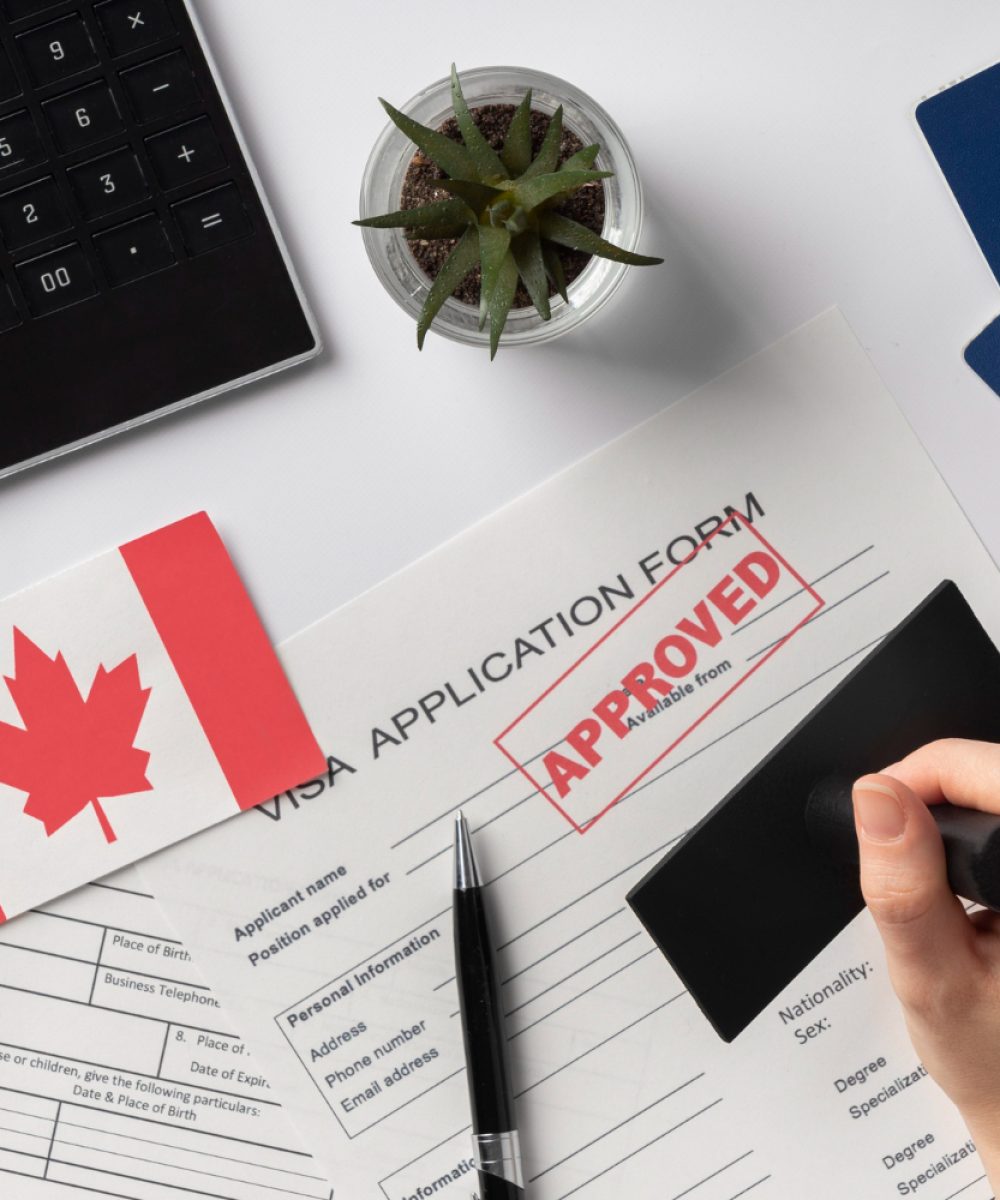 visa-application-composition-with-canadian-flag